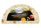 Cheese WENSLEYDALE with mangoes and oranges, 42% fat, 1 kg