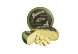 Semi-hard cheese with wild garlic BASIRON, 50%, 1 kg