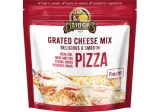 Grated cheese for pizza DŽIUGAS MIX, 43% fat, 200 g