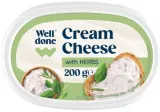 Spreading cheese WELL DONE with herbs, 57.5%, 200 g
