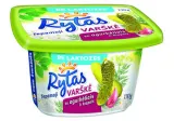Lactose-free spreadable curd RYTAS 15% fat with cucumbers and dill, 130 g