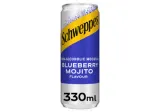 Sparkling drink Schweppes Blueberry Mojito 330ml