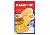 Processed RAMBYNO cheese (slices), cheddar type, 45% fat, 150 g