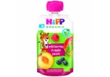 Apple, peach puree HIPP with forest berries, from 4 months, 100 g