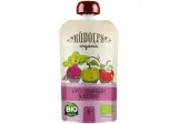 Organic beetroot puree RŪDOLFS with apples, strawberries, from 6 months