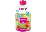 Organic apple, banana, raspberry puree HIPP with grains, from 6 months, 100 g