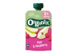 Organic pear and raspberry puree ORGANIX, from 6 months, 100 g