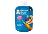 Puree GERBER with apples, plums, carrots (from 6 months), 80 g