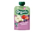 Organic puree with strawberries, apples and blueberries ORGANIX from 6 months, 100 g