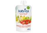 Puree with goat milk, bananas, strawberries and apples KABRITA, from 6 months, 100 g