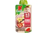 Apple and strawberry puree with cottage cheese, Kubuš baby, 100 g