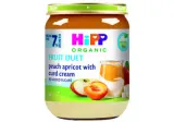 Organic puree HIPP with peaches, apricots, cottage cheese, 7+ months, 160 g