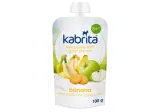 Puree KABRITA with apples, bananas, cookies, cream, 8+ months, 100 g