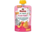 Eco pear, raspberry puree HOLLE PEAR PONY, 8+ months, 100 g