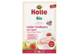 Organic milky oat porridge with strawberries and apples for babies HOLLE from 6 months, 250 g
