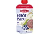 Ready-to-eat porridge SEMPER with blueberries and apples, from 6 months, 120 g