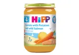 Early carrot and potato puree HIPP with salmon (from 4 months), 190 g
