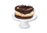Chocolate flavor cake with mascarpone cheese cream, medium, 1 kg