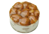 Eclair and cheese cake with caramel, 1 kg