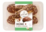 Eclair with NUTELLA cream and nuts, 100 g
