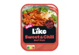 Beef-style soy patties in spicy sweet sauce LIKE MEAT, 180 g