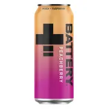 Energy drink BATTERY PEACH RASPBERRY, 500 ml