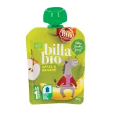 Organic apple and banana puree BILLA BIO, 90 g