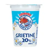 Sour cream ŽALOJI KARVUTĖ, 20% fat, 400 g