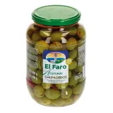 Green olives Chupadedos EL FARO, 850 ml