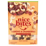 Cranberries and cashews NICE BITES, 200 g
