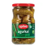 Pickled cucumbers SPILVA, 670 g