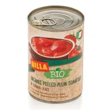 Organic peeled plum tomatoes (60%) in their juice BILLA BIO, 425 ml
