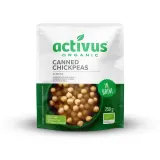 Organic chickpeas in brine ACTIVUS, 250 g