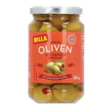 Green olives stuffed with pepper BILLA, 355 g