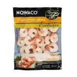 Boiled frozen tiger shrimp without shells NOWACO EXCLUSIVE, 300 g