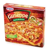 Frozen pizza DR. OETKER (GUSEPPE) with ham and mushrooms, 425 g