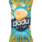 DADU caramelized popcorn flavored ice cream in a waffle cup, 70 ml