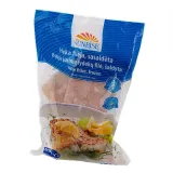Frozen long sea pike fillet without skin SUNRISE, 750 g