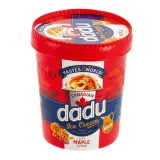Vanilla flavor edible ice cream DADU with maple syrup and walnuts, 400 ml