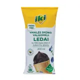 Blueberry flavor edible ice cream with cocoa glaze IKI, 200 ml