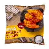Frozen chicken strips in breadcrumbs BILLA, 500 g