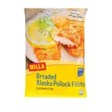 Frozen fillet of haddock in breadcrumbs BILLA, 800 g