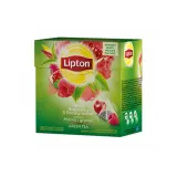 Flavored green tea with raspberries and pomegranates LIPTON, 20 pcs.