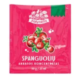 Cranberry tea concentrate in sachets