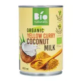 Organic coconut drink with yellow curry BIONATURALIS, 400 ml