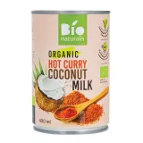 Organic coconut drink with red curry BIONATURALIS, 400 ml