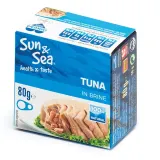 Tuna chunks in its own juice SUN&SEA, 80 g