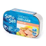 Smoked cod liver SUN&SEA, 120 g
