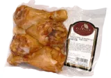 Hot smoked, boiled broiler drumsticks vacuum packed, I r., 1 kg