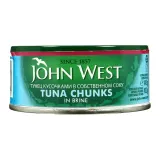 Tuna chunks in its own juice JOHN WEST, 145 g